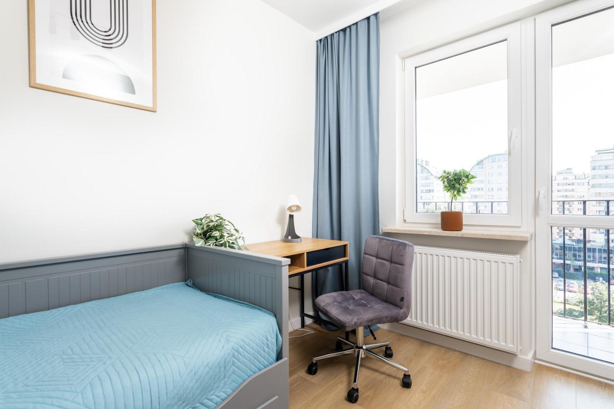 Blue Matcha Premium Apartment Okopowa Варшава Екстер'єр фото