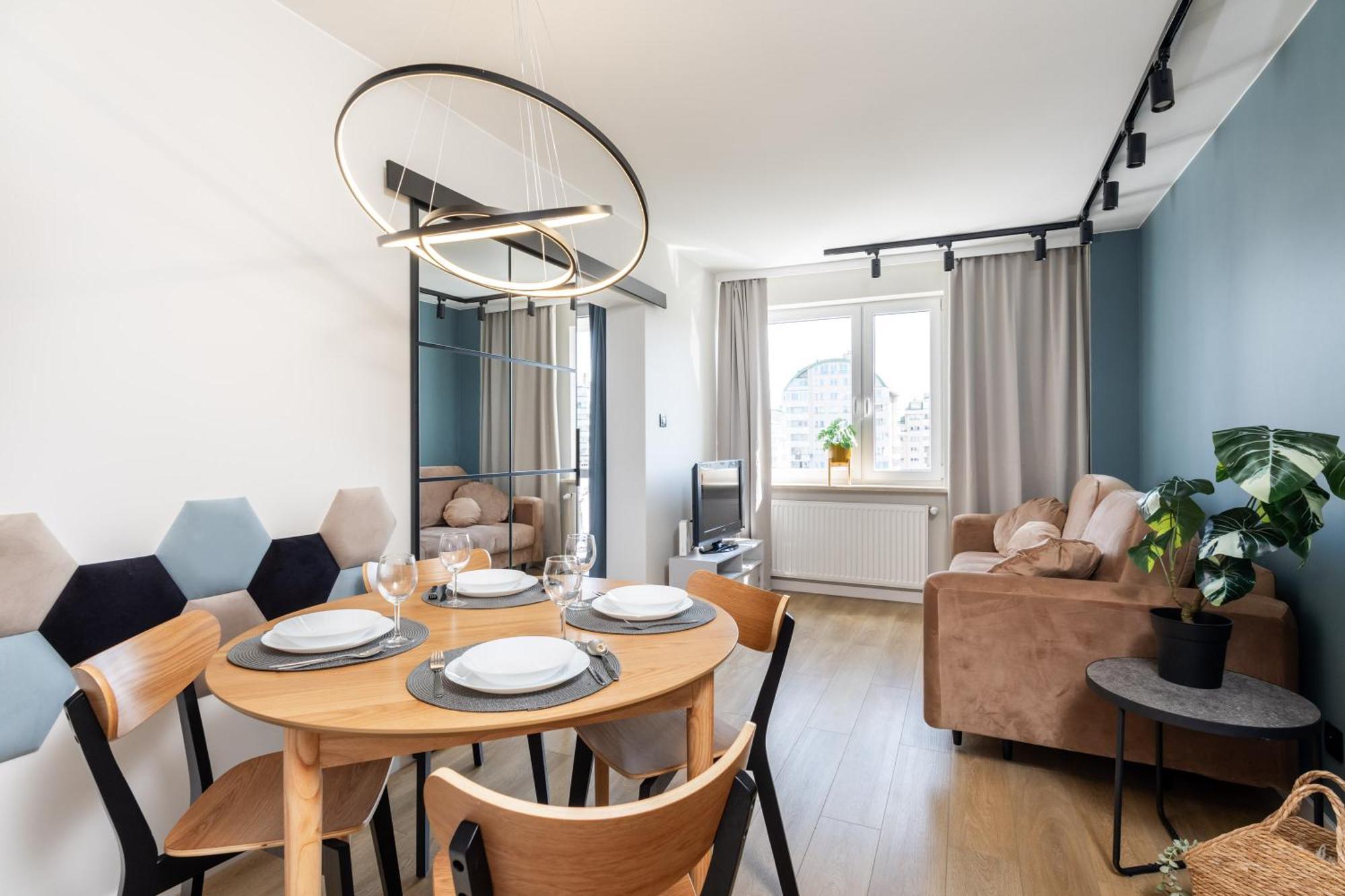 Blue Matcha Premium Apartment Okopowa Варшава Екстер'єр фото